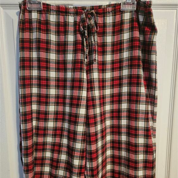 Ralph Lauren Woman's red plaid pajama set Top and Bottom size L - Picture 5 of 5
